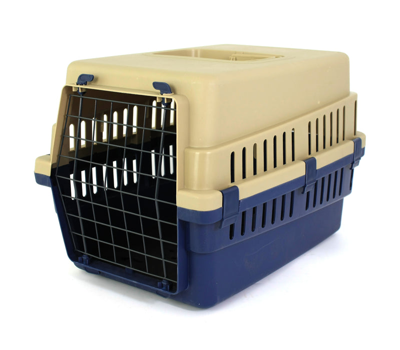 Pet Dog Puppy Rabbit Cat Carrier Basket Bag Cage Portable Travel Kennel Box Closed Top