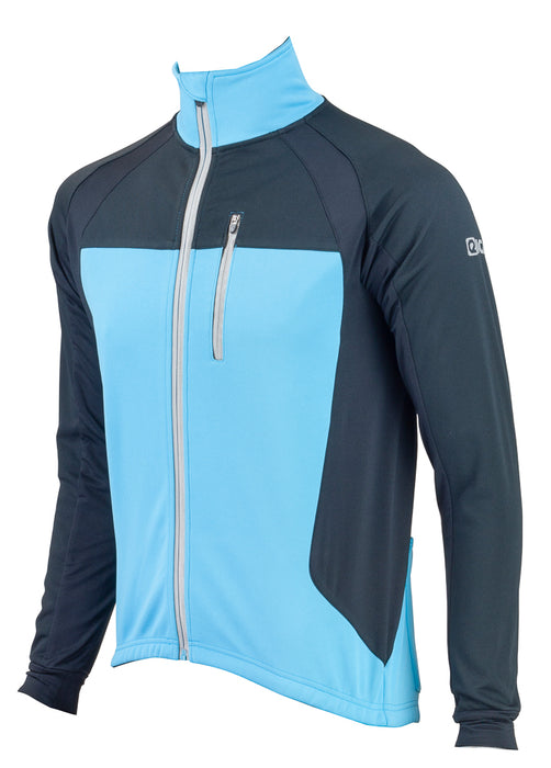 Eigo Levanter Mens Windproof Cycling Jacket Sky Blue / Black