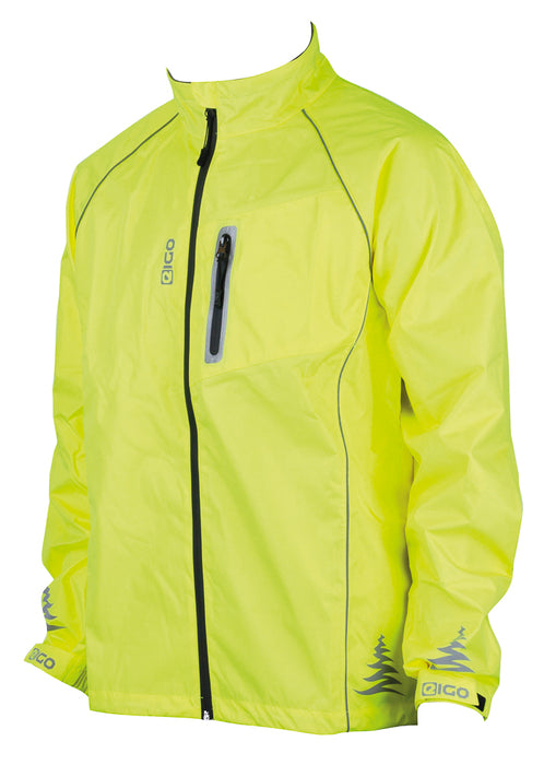 Eigo Delta Waterproof Cycling Jacket Fluo Yellow
