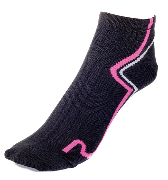 Eigo Low Cut Socks Coolmax Black/Magenta L
