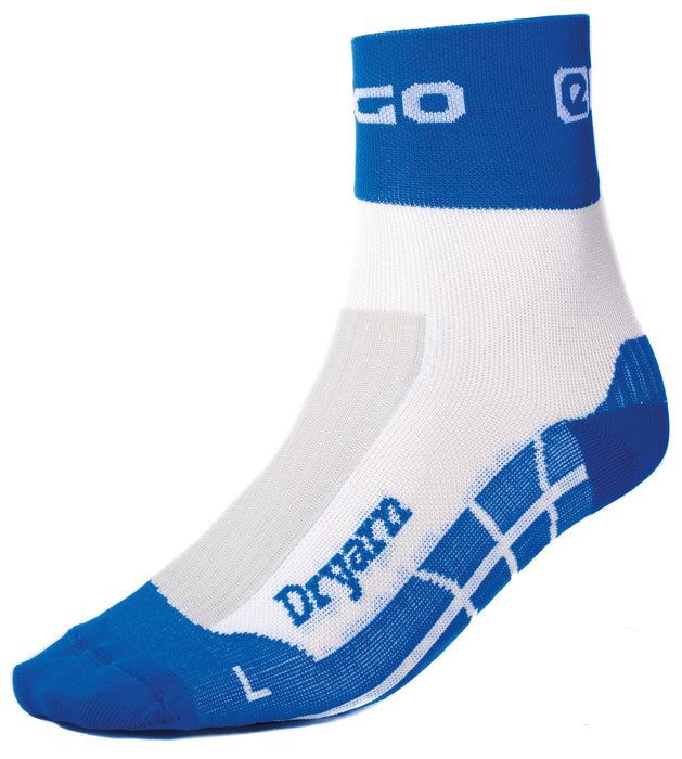 Eigo Dryarn Socks White/Blue - S